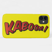 Cartoon Kaboom! Platsch Case-Mate iPhone Hülle (Rückseite (Horizontal))
