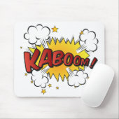 Cartoon Kaboom! Platsch Mousepad (Mit Mouse)