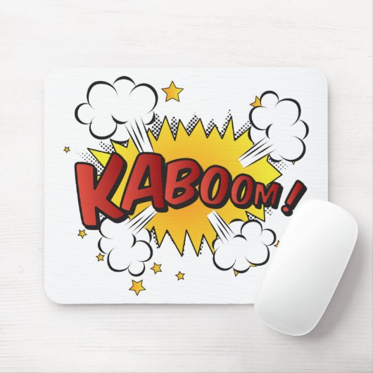 Cartoon Kaboom! Platsch Mousepad (Mit Mouse)
