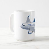 Cartoon Kaffeetasse (Vorderseite Links)