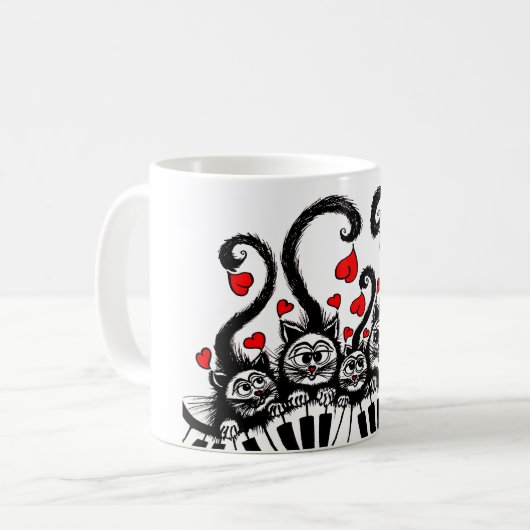 Cartoon Kaffeetasse (Vorderseite Links)