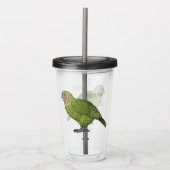 Cartoon Kakapo Acryltrinkbecher (Vorderseite)