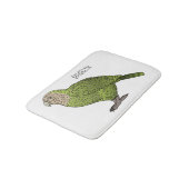 Cartoon Kakapo Badematte (Schrägansicht)