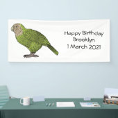Cartoon Kakapo Banner (Messe)