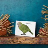 Cartoon Kakapo Fotoplatte (Seite)