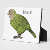 Cartoon Kakapo Fotoplatte (Seite)