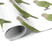 Cartoon Kakapo Geschenkpapier (Rolleneckpunkt)
