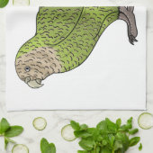 Cartoon Kakapo Geschirrtuch (Gefaltet)