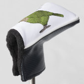 Cartoon Kakapo Golf Headcover (3/4 Vorderseite)