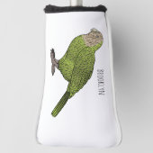 Cartoon Kakapo Golf Headcover (Rotieren 90)