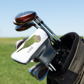 Cartoon Kakapo Golf Headcover (In Situ)