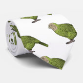 Cartoon Kakapo Krawatte (Gerollt)