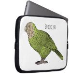 Cartoon Kakapo Laptopschutzhülle (Vorne Rechts)