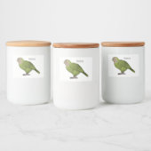 Cartoon Kakapo Lebensmitteletikett (Flaschen)