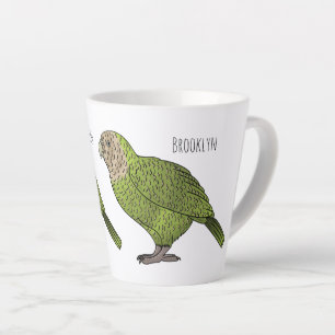 Cartoon Kakapo Milchtasse