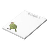 Cartoon Kakapo Notizblock (Rotiert)