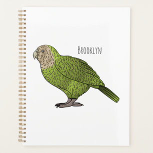 Cartoon Kakapo Planer
