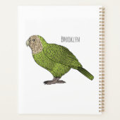 Cartoon Kakapo Planer (Rückseite)