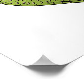 Cartoon Kakapo Poster (Ecke)