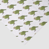 Cartoon Kakapo Seidenpapier (Ausschnitt)