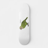 Cartoon Kakapo Skateboard (Vorne)