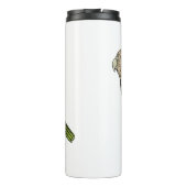 Cartoon Kakapo Thermosbecher (Rückseite)