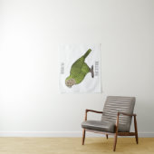 Cartoon Kakapo Wandteppich (Beispiel)