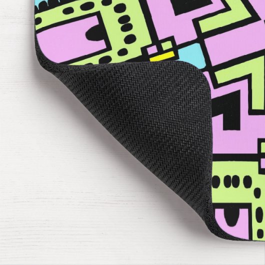 Cartoon Kaleidoskop 02 Mousepad (Ecke)