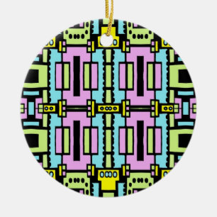 Cartoon Kaleidoskop 03 Keramik Ornament