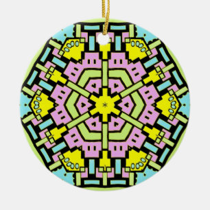 Cartoon Kaleidoskop 05 Keramik Ornament