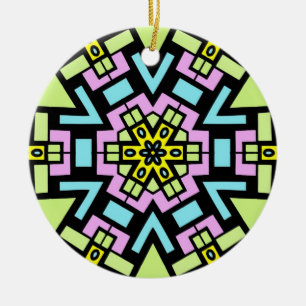 Cartoon Kaleidoskop 06 Keramikornament