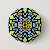 Cartoon Kaleidoskop Button (Vorderseite)