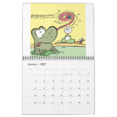 Cartoon-Kalender für Sumpfzeichen Kalender (Jan 2027)