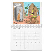 Cartoon-Kalender während aller Jahreszeiten Kalender (Mär 2026)