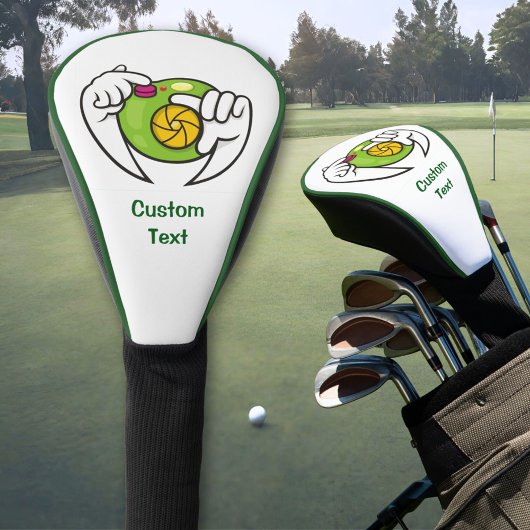 Cartoon-Kamera Golf Headcover