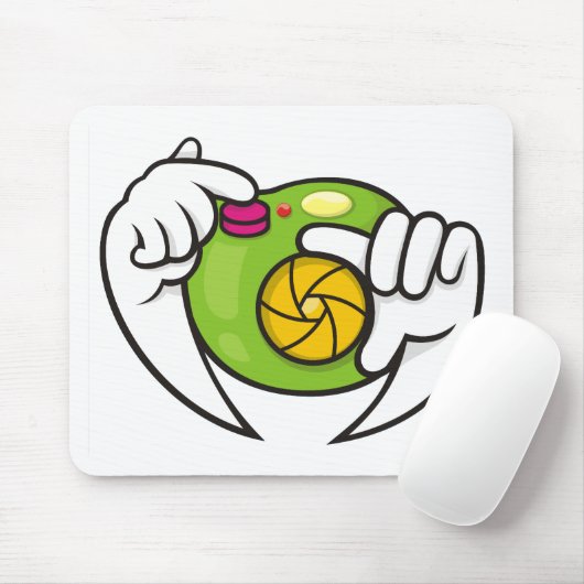 Cartoon-Kamera Mousepad (Mit Mouse)