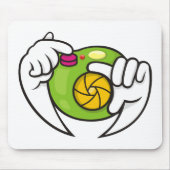 Cartoon-Kamera Mousepad (Vorne)