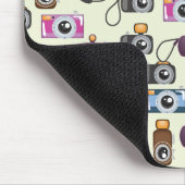 Cartoon-Kameramuster Mousepad (Ecke)