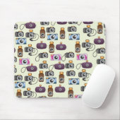Cartoon-Kameramuster Mousepad (Mit Mouse)