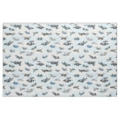 Cartoon-Kampfflugzeug Stoff (Fat Quarter (45,7 x 55,9 cm))