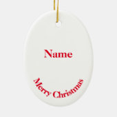 Cartoon Kanadischer Weihnachtsschmuck (Hinten)