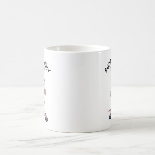 Cartoon Kangaroo Kaffeetasse (Mittel)