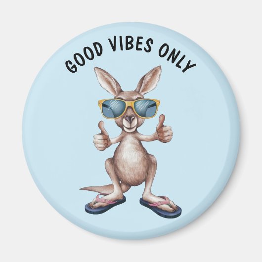 Cartoon Kangaroo Magnet (Vorne)
