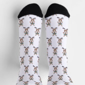 Cartoon Kangaroo Socken (Oben)