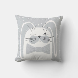 Cartoon Kaninchen, Symbol 2023. Kissen