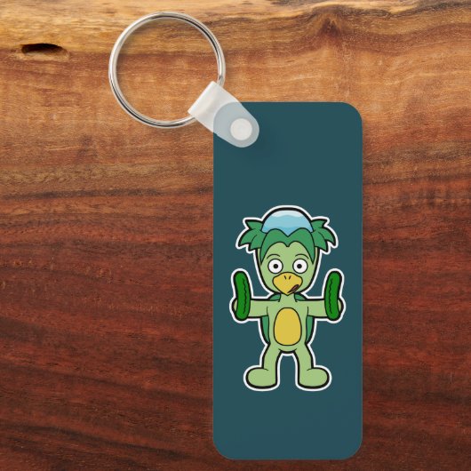 Cartoon Kappa Yokai Schlüsselanhänger (Vorderseite)