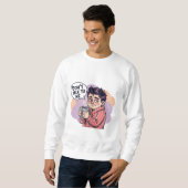 Cartoon Kapuzenpullover Sweatshirt (Vorne ganz)