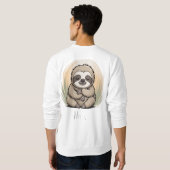 Cartoon Kapuzenpullover Sweatshirt (Schwarz voll)