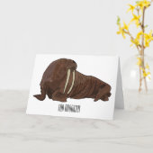 Cartoon Karte (Gelbe Blume)