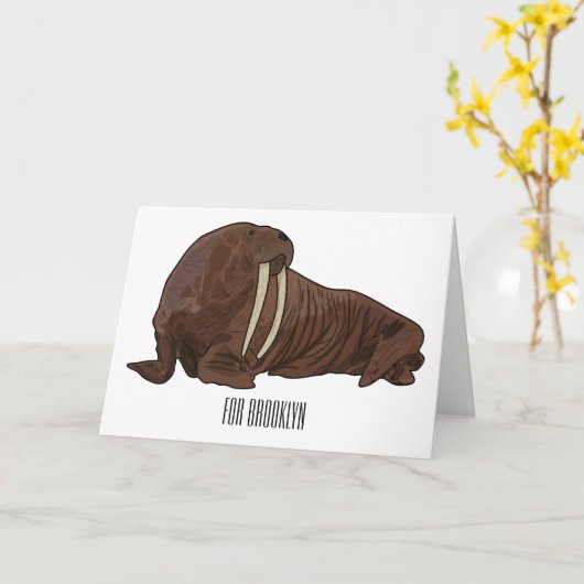 Cartoon Karte (Gelbe Blume)